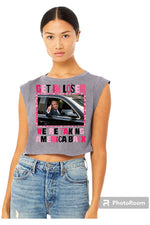 Load image into Gallery viewer, Get in Loser Ladies Crop Tank (color options)