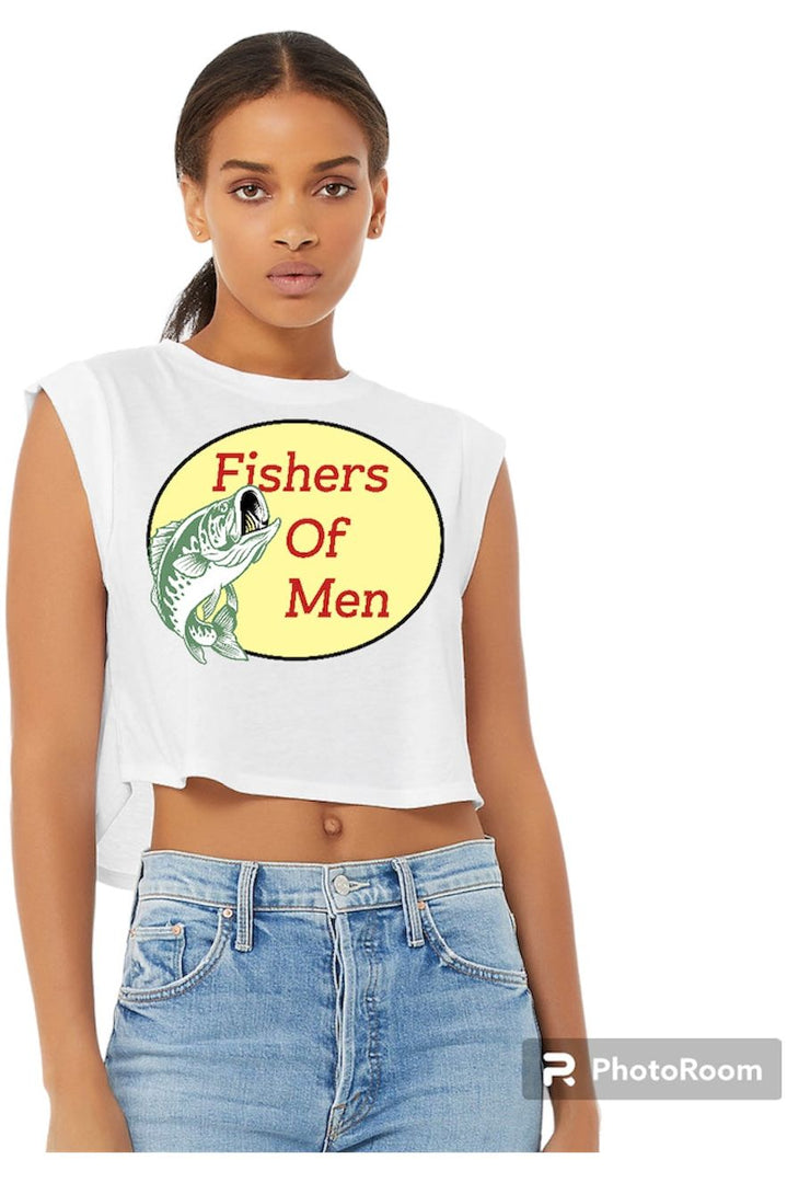 Fishers of Men Ladies Crop Tank (color options)