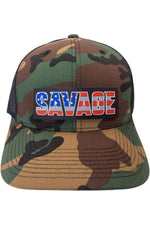 Load image into Gallery viewer, Savage Camo/Black Hat
