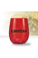 Load image into Gallery viewer, Lioness Plastic wine cup
