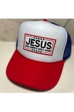 Jesus. Make America Godly Again trucker hat