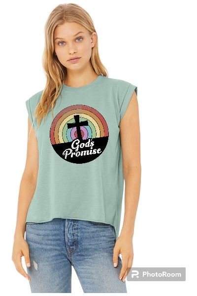 God's Promise Ladies Muscle Tee (Color options)