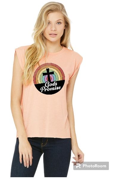 God's Promise Ladies Muscle Tee (Color options)