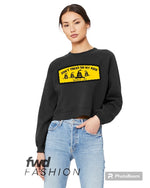 Load image into Gallery viewer, Don&#39;t Tread on my Kids Crop Crew Neck Sweatshirt (color options)