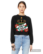 Load image into Gallery viewer, King of Kings Crop Crew Neck Sweatshirt (color options)