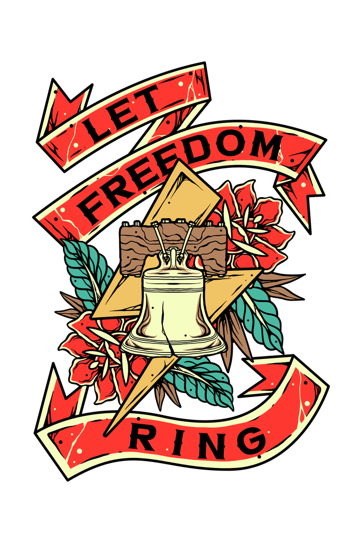 Let Freedom Ring Sticker decal