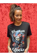Load image into Gallery viewer, Freedom Rocks Unisex Tee
