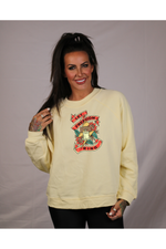 Load image into Gallery viewer, Let Freedom Ring Crop Crew Neck Sweatshirt (color options)