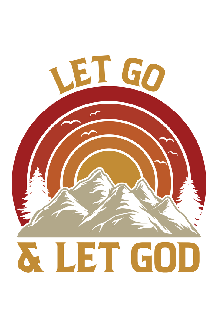 Let Go Let God sticker decal