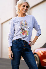Load image into Gallery viewer, Land of the Free 1776 Unisex Long Sleeve Tee - Crown of Country
