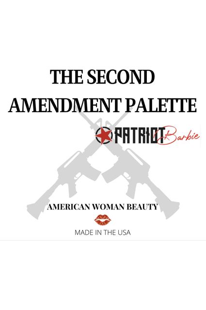 The Patriot Barbie 2nd Amendment Eye Shadow Palette