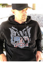 Load image into Gallery viewer, Liberty or Deather Hoodie - Crown of Country
