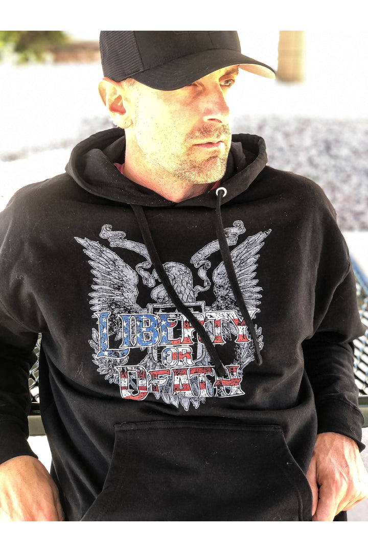 Liberty or Deather Hoodie - Crown of Country