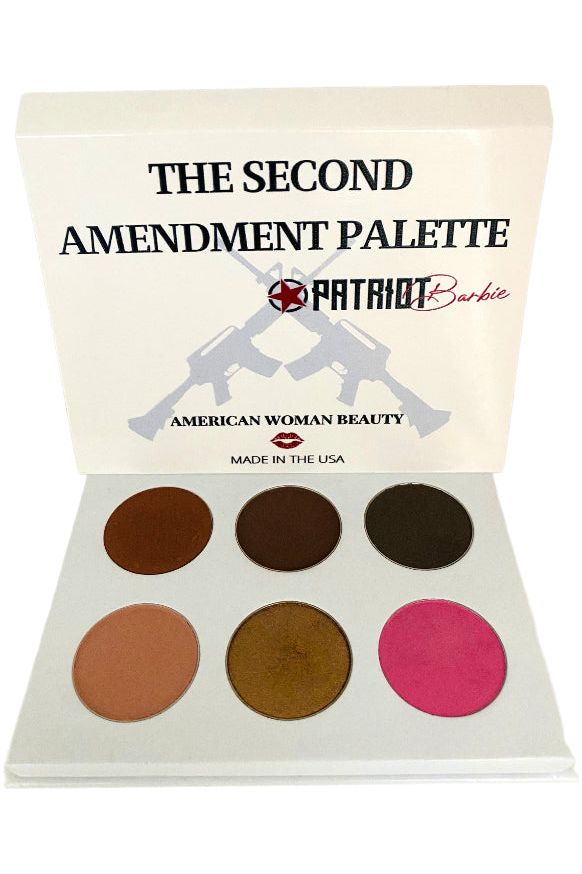 The Patriot Barbie 2nd Amendment Eye Shadow Palette