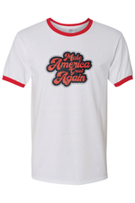 Load image into Gallery viewer, Make America Great Ringer Tee - Crown of Country
