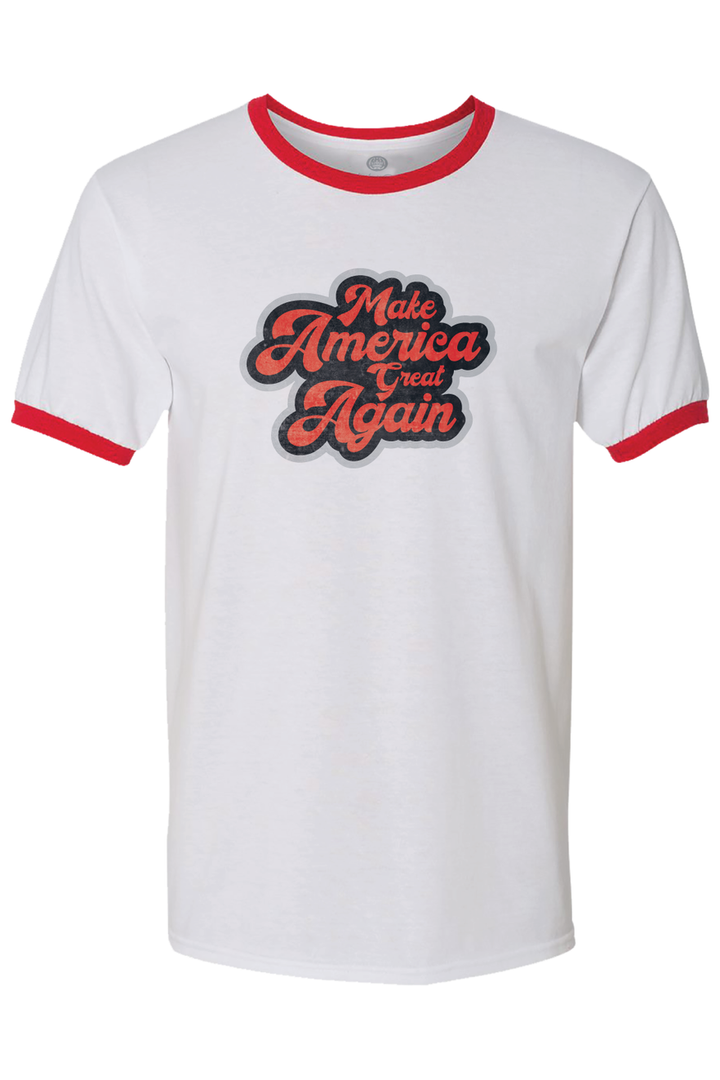 Make America Great Ringer Tee - Crown of Country