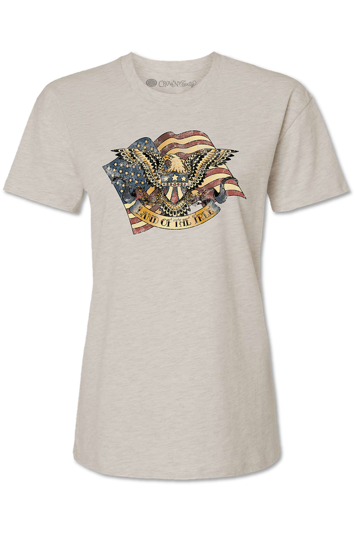 Land Of The Free Unisex Tee - Crown of Country