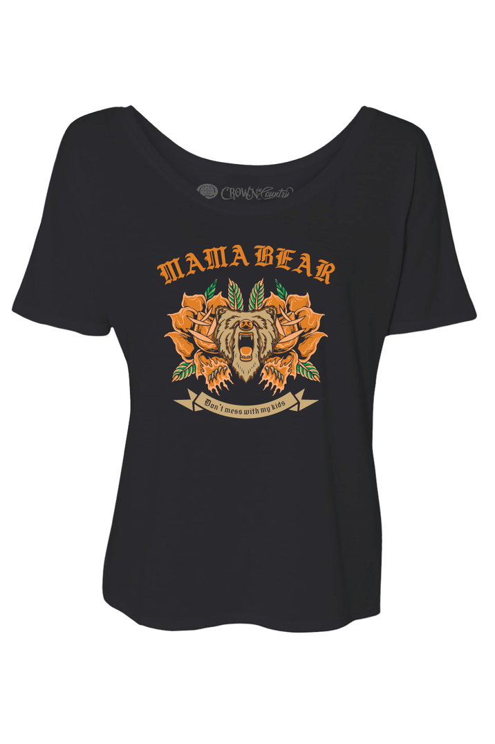 Mama Bear Women's Rocker Tee - Crown of Country