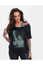 Load image into Gallery viewer, Defend Her ladies Rocker Tee - Crown of Country
