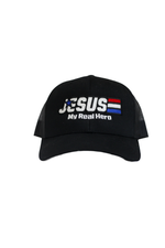 Load image into Gallery viewer, Jesus My Hero Hat(Black) - Crown of Country
