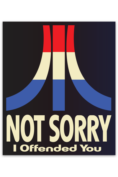 Not Sorry Sticker - Crown of Country